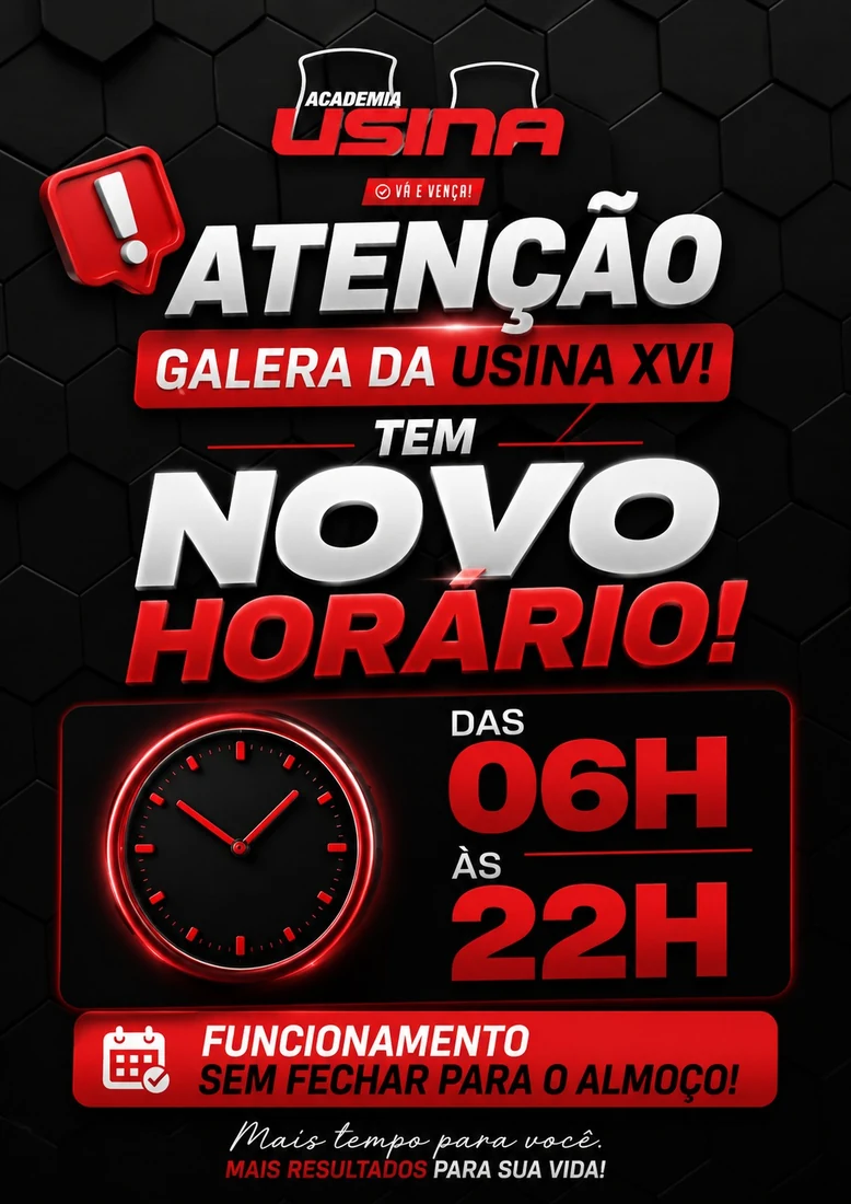 Novidade Academia Usina